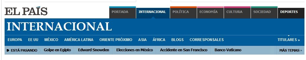 El Pais címlap