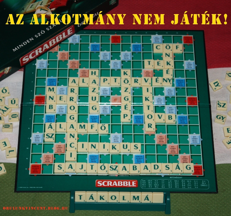 Az alkotmány nem játék