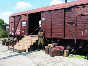 Kassán áthaladó vagonok